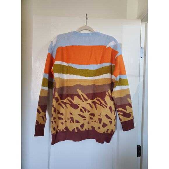 Beulah Style Unisex Southwest Desert Soft Wool Blend Sweater, Men's Large, W XL - Picture 8 of 11